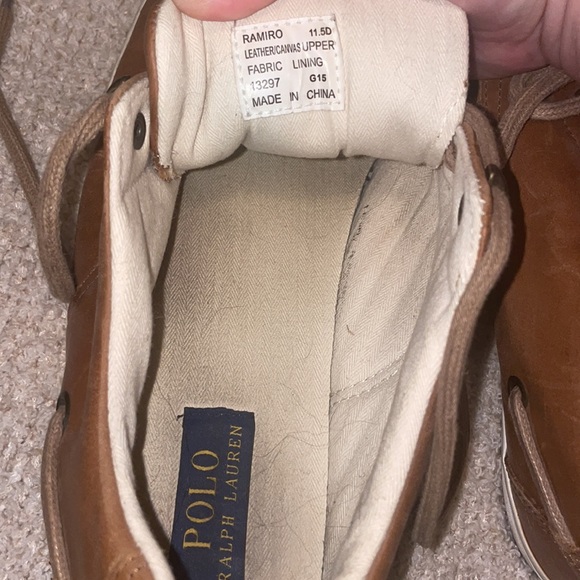 Men’s Ralph Lauren Polo Boat Shoes - Picture 5 of 5